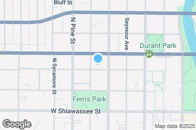 Map image of the property - 418 W Lapeer St