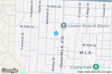 Map image of the property - 2923 Bishop St