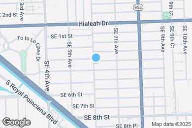 Map image of the property - 361 SE 6th Ave