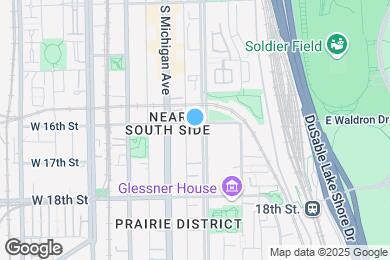 Map image of the property - 1600 S Indiana Ave