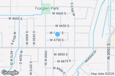 Map image of the property - 3814 W 4750 S