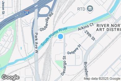 Map image of the property - 3375 Denargo St