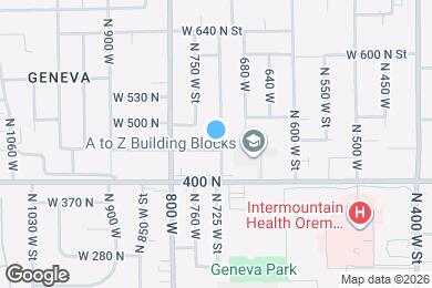Map image of the property - 443 Emery Ave