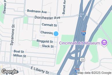 Map image of the property - 1813 Highland Ave