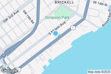 Map image of the property - 1824 Brickell Ave