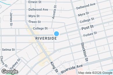 Map image of the property - 2604 Post St