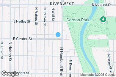 Map image of the property - 1022 E Center St
