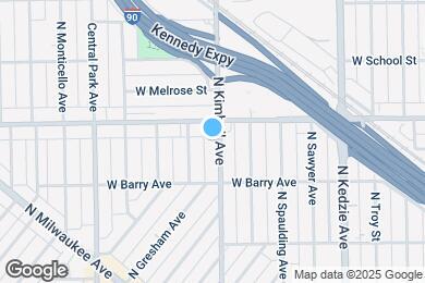 Map image of the property - 3140 N Kimball Ave