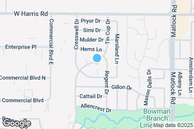 Map image of the property - 7509 Tin Cup Dr