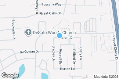 Map image of the property - 799 Grant Dr