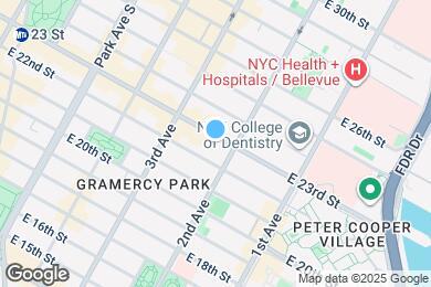 Map image of the property - 240 E 23rd St