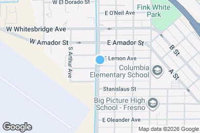 Map image of the property - 929 S Thorne Ave