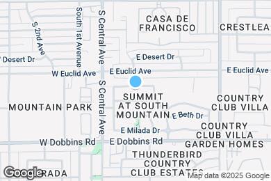 Map image of the property - 207 E Valley View Dr