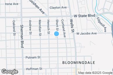 Map image of the property - 602 Greenlawn Ave