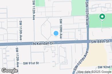 Map image of the property - 10901 N Kendall Dr