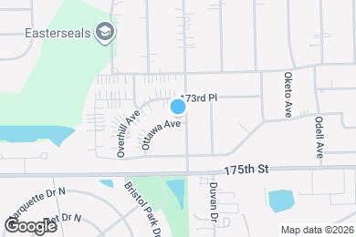 Map image of the property - 17342 Oriole Ave