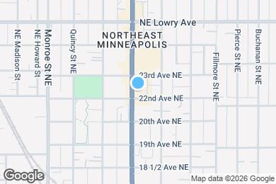 Map image of the property - 2205 NE Central Ave