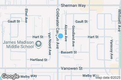 Map image of the property - 6944-6954 Coldwater Canyon Ave