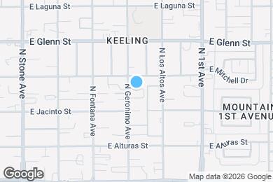 Map image of the property - 441 E Geronimo Bluff Loop