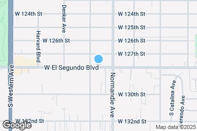 Map image of the property - 1439 W El Segundo Blvd