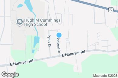 Map image of the property - 1259 Vincent Dr