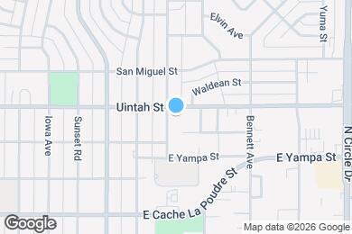 Map image of the property - 1127 McArthur Ave