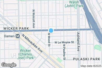 Map image of the property - 1545 N Wood St