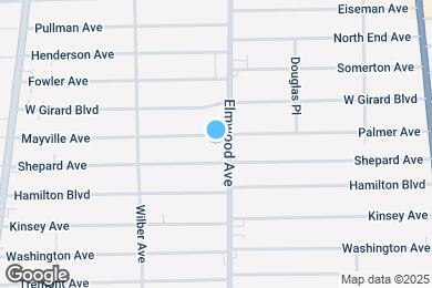 Map image of the property - 2660 Elmwood Ave