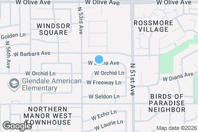 Map image of the property - 5215 W Diana Ave
