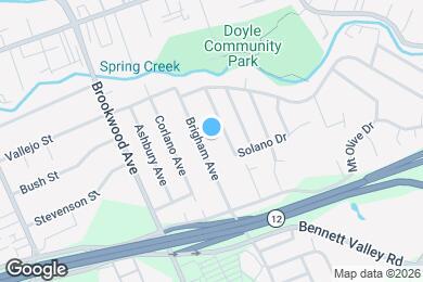 Map image of the property - 802 Brigham Ave