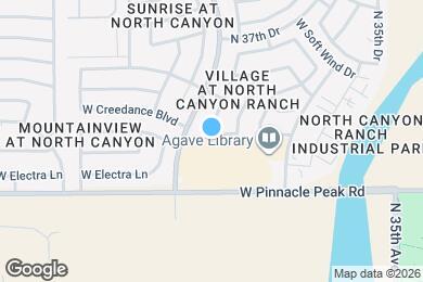 Map image of the property - 3833 W Camino Del Rio