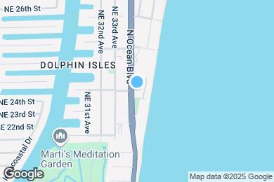 Map image of the property - 2100 N Ocean Blvd