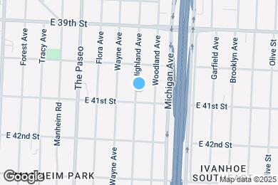 Map image of the property - 4035 Highland Ave