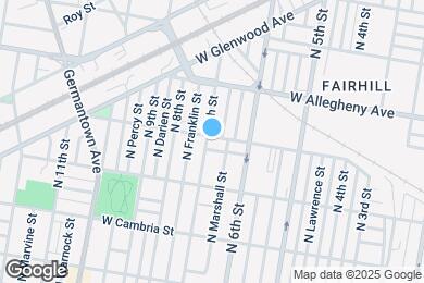 Map image of the property - 650 W Clearfield St