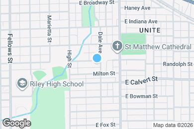 Map image of the property - 924 E Dayton St