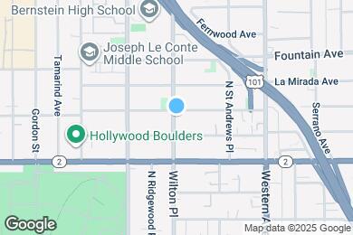 Map image of the property - 1172 N Wilton Pl