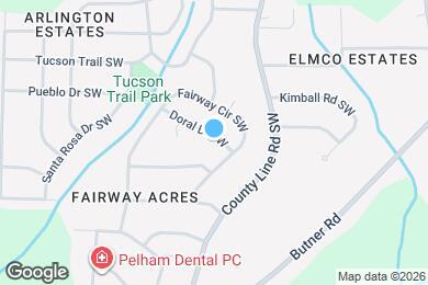 Map image of the property - 4522 Doral Dr SW