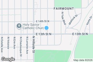 Map image of the property - 1417 Fairmount St