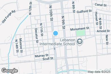 Map image of the property - 404 N 10th St