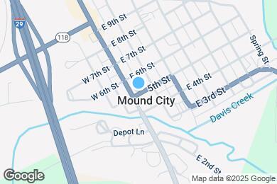 Map image of the property - 103 E 5th St