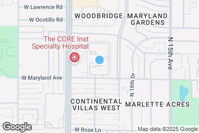 Map image of the property - Estates on Maryland Apartments