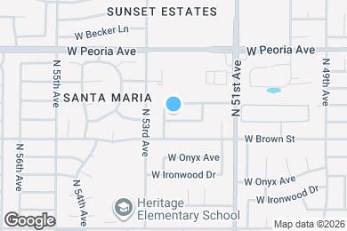 Map image of the property - 5236 W Cheryl Dr