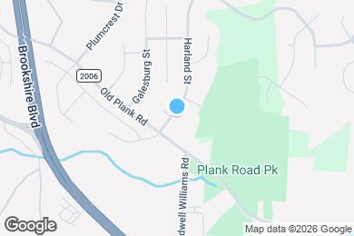 Map image of the property - 1320 Harland St