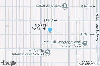 Map image of the property - 5701 E 28th Ave