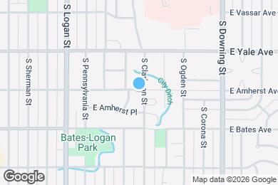 Map image of the property - 2801 S Clarkson St