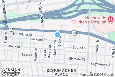 Map image of the property - 424 Jackson St