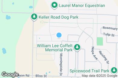 Map image of the property - 1640 Forest Dr