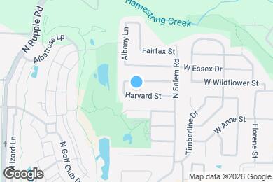 Map image of the property - 3470 Harvard St