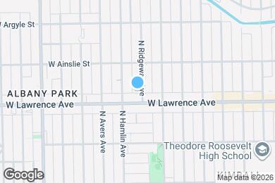 Map image of the property - 4814 N Ridgeway Ave