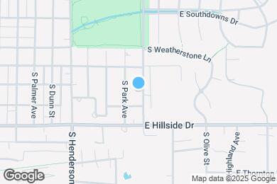 Map image of the property - 1310 S Woodlawn Ave